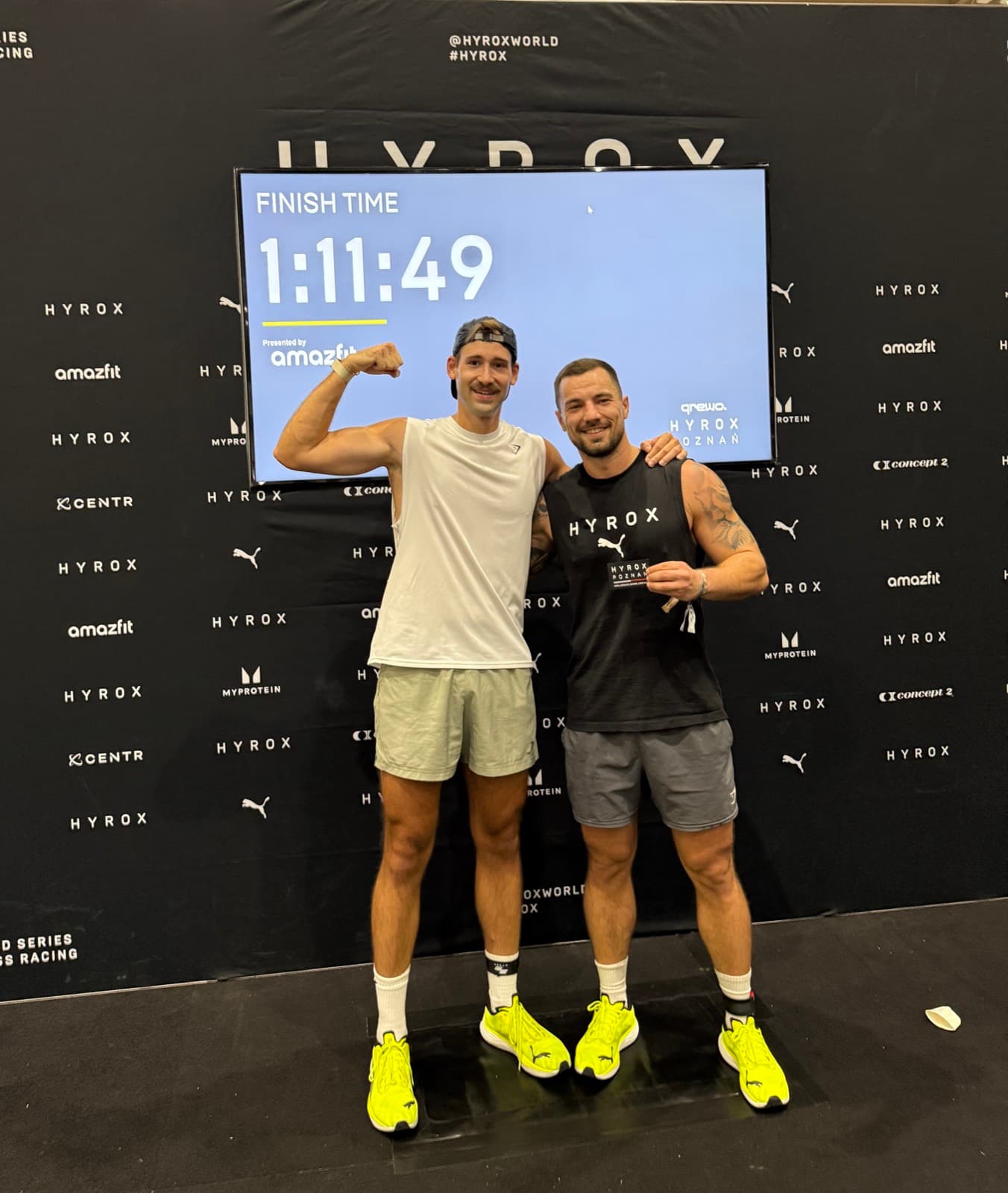 Maciek po zawodach HYROX